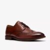 Scarpe Oxford da uomo Bowburn Tip in pelle marrone chiaro
