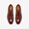 Scarpe Oxford da uomo Bowburn Tip in pelle marrone chiaro