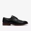 Scarpe Oxford da uomo Bowburn Tip in pelle nera