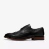 Scarpe Oxford da uomo Bowburn Tip in pelle nera