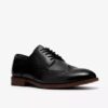 Scarpe Oxford da uomo Bowburn Tip in pelle nera