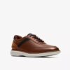 Scarpe Oxford da uomo Brantin in pelle marrone chiaro
