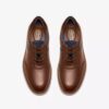 Scarpe Oxford da uomo Brantin in pelle marrone chiaro