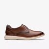 Scarpe Oxford da uomo Brantin Plain in pelle marrone chiaro