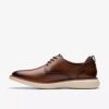 Scarpe Oxford da uomo Brantin Plain in pelle marrone chiaro