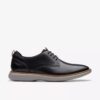 Scarpe Oxford da uomo Brantin Plain in pelle nera
