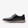 Scarpe Oxford da uomo Brantin Plain in pelle nera