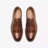 Scarpe Oxford da uomo Eldredge Cap in pelle marrone chiaro | Clark’s