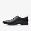 Scarpe Oxford da uomo Eldredge in pelle nera liscia | clarks