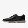 Scarpe Oxford da uomo in pelle nera modello Brantin