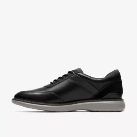 Scarpe Oxford da uomo in pelle nera modello Brantin
