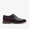 Scarpe Oxford da uomo Monahan in pelle liscia nera | Clark’s