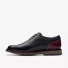 Scarpe Oxford da uomo Monahan in pelle liscia nera | Clark’s