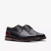 Scarpe Oxford da uomo Monahan in pelle liscia nera | Clark’s