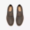 Scarpe Oxford da uomo Monahan Plain Stone in nabuk