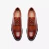 Scarpe Oxford da uomo Steadwell Cap in pelle marrone scuro