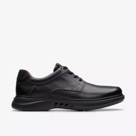 Scarpe Oxford da uomo Un Briley Lace in pelle nera | clarks