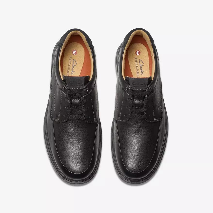 Scarpe Oxford da uomo Un Briley Lace in pelle nera | clarks Scarpe Oxford da uomo Un Briley Lace in pelle nera | clarks