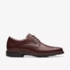 Scarpe Oxford da uomo Un Kendric Way in pelle mogano | clarks