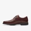 Scarpe Oxford da uomo Un Kendric Way in pelle mogano | clarks