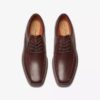 Scarpe Oxford da uomo Un Kendric Way in pelle mogano | clarks