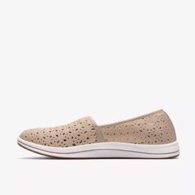 Scarpe slip-on da donna Breeze Lily, colore taupe chiaro