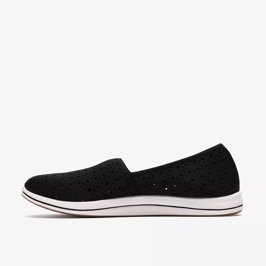 Scarpe slip-on da donna Breeze Lily nere Scarpe slip-on da donna Breeze Lily nere