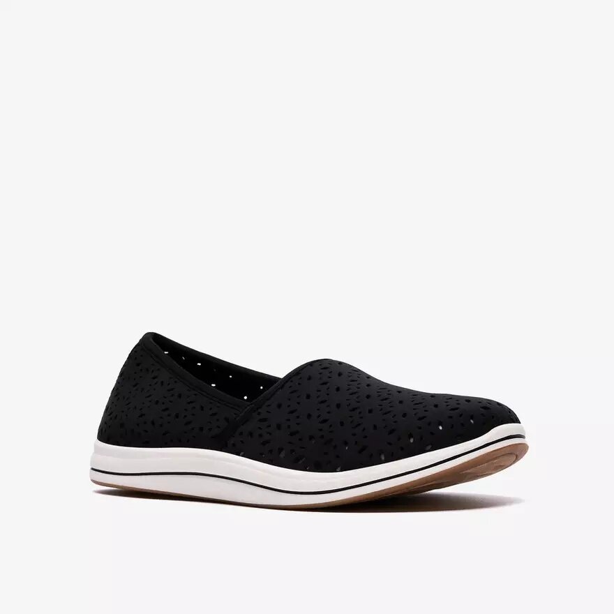 Scarpe slip-on da donna Breeze Lily nere Scarpe slip-on da donna Breeze Lily nere