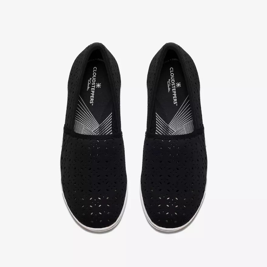 Scarpe slip-on da donna Breeze Lily nere Scarpe slip-on da donna Breeze Lily nere