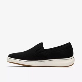 Scarpe slip-on da donna Breeze Sky Zoe in tela nera