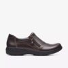 Scarpe slip-on da donna Carleigh Ray in pelle marrone scuro