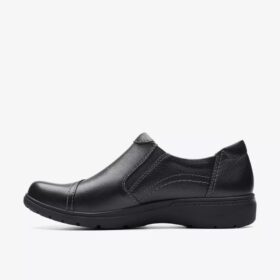 Scarpe slip-on da donna Carleigh Ray in pelle nera