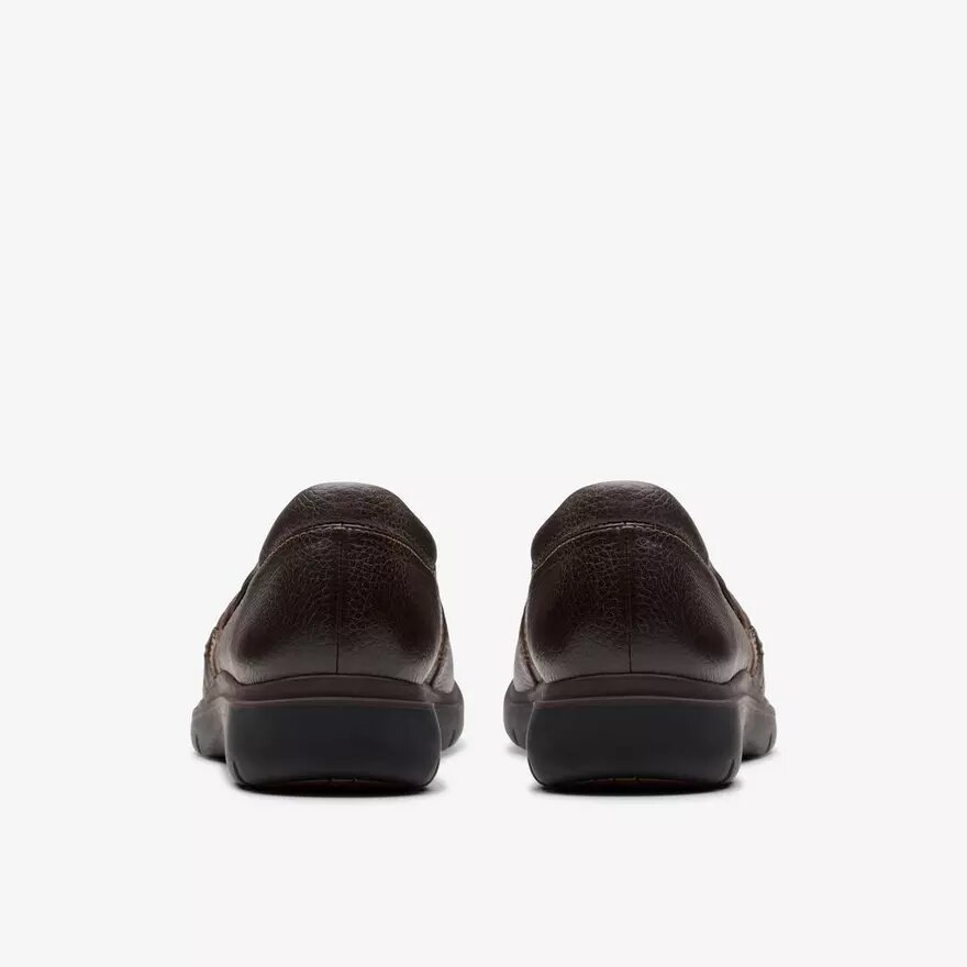 Scarpe slip-on da donna Certina Ease in pelle marrone scuro Scarpe slip-on da donna Certina Ease in pelle marrone scuro