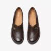 Scarpe slip-on da donna Certina Ease in pelle marrone scuro Scarpe slip-on da donna Certina Ease in pelle marrone scuro
