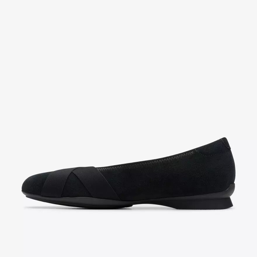 Scarpe slip-on da donna Jazmynn Gem in pelle scamosciata nera Scarpe slip-on da donna Jazmynn Gem in pelle scamosciata nera