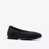 Scarpe slip-on da donna Jazmynn Gem in pelle scamosciata nera Scarpe slip-on da donna Jazmynn Gem in pelle scamosciata nera