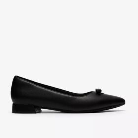Scarpe slip-on da donna Natalyn Trim in pelle nera