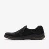 Scarpe slip-on da donna Orlene in pelle nera Scarpe slip-on da donna Orlene in pelle nera