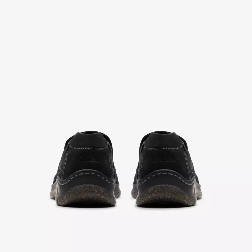 Scarpe slip-on da donna Orlene in pelle nera Scarpe slip-on da donna Orlene in pelle nera