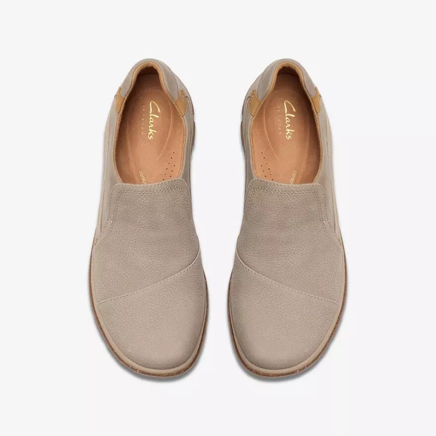 Scarpe slip-on da donna Orlene Slip Stone in nabuk Scarpe slip-on da donna Orlene Slip Stone in nabuk