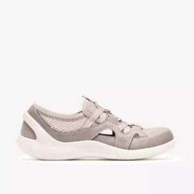 Scarpe slip-on da donna Solevana Step grigio chiaro