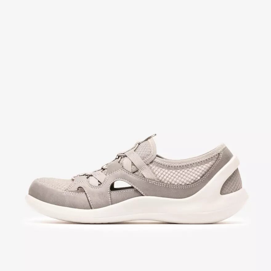 Scarpe slip-on da donna Solevana Step grigio chiaro Scarpe slip-on da donna Solevana Step grigio chiaro