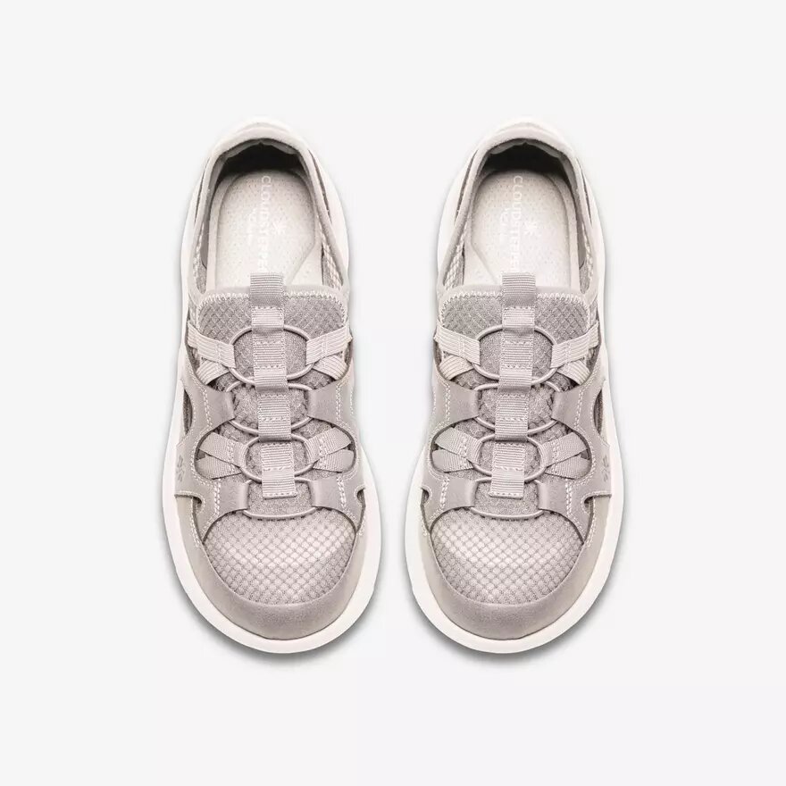 Scarpe slip-on da donna Solevana Step grigio chiaro Scarpe slip-on da donna Solevana Step grigio chiaro