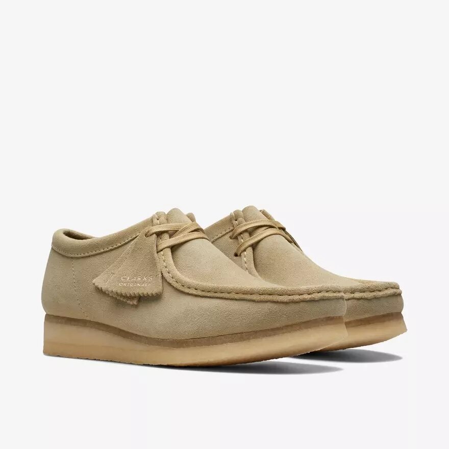 Scarpe Wallabee™ da uomo in pelle scamosciata color acero Scarpe Wallabee™ da uomo in pelle scamosciata color acero