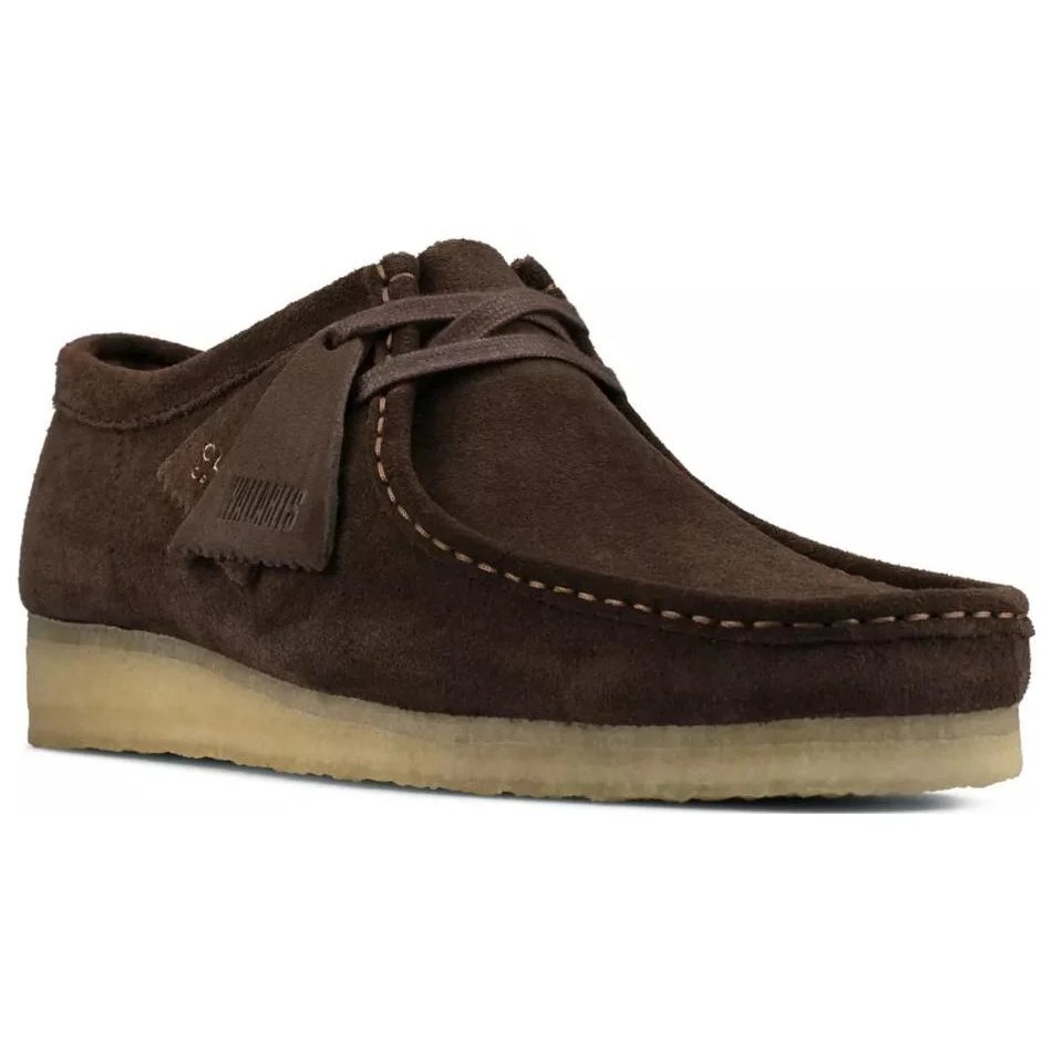 Scarpe Wallabee™ da uomo in pelle scamosciata marrone scuro Scarpe Wallabee™ da uomo in pelle scamosciata marrone scuro