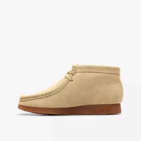 Scarpe Wallabee™ per bambini in pelle scamosciata color acero scuro