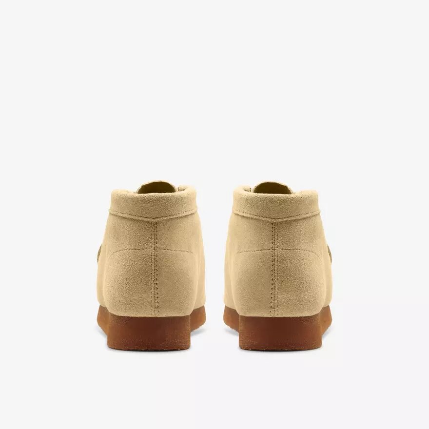 Scarpe Wallabee™ per bambini in pelle scamosciata color acero scuro Scarpe Wallabee™ per bambini in pelle scamosciata color acero scuro