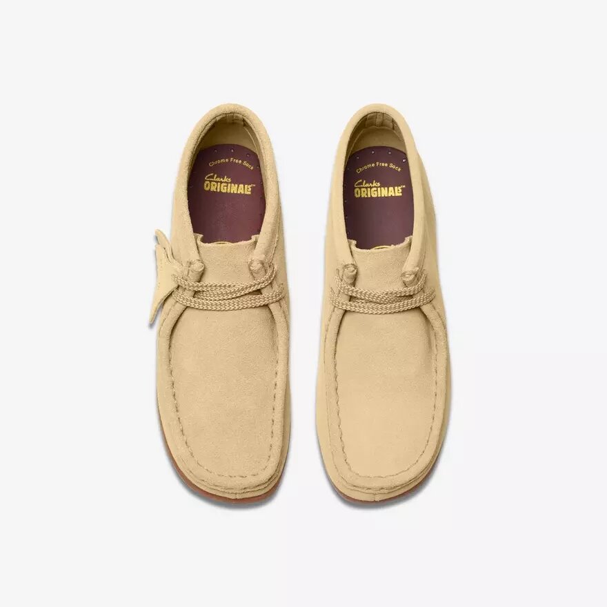 Scarpe Wallabee™ per bambini in pelle scamosciata color acero scuro Scarpe Wallabee™ per bambini in pelle scamosciata color acero scuro