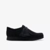 Scarpe Wallabee per bambini più grandi in pelle scamosciata nera Scarpe Wallabee per bambini più grandi in pelle scamosciata nera