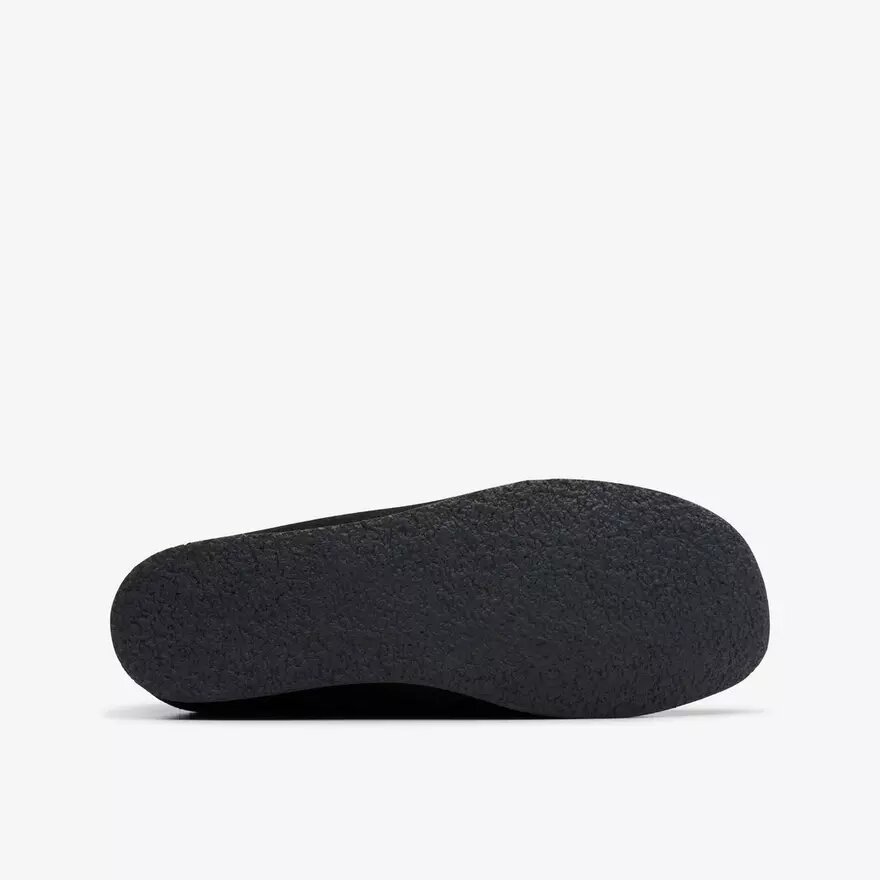 Scarpe Wallabee per bambini più grandi in pelle scamosciata nera Scarpe Wallabee per bambini più grandi in pelle scamosciata nera